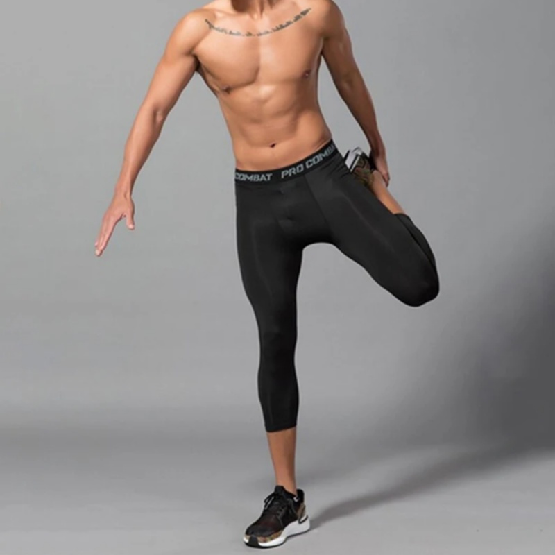 Crossfit Runners - 남성 러닝 레깅스 퀵 드라이 짐