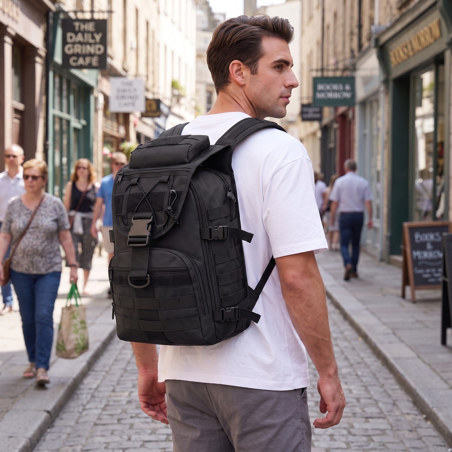 Crossfit Gear Bag - 남성용 35L 짐 트레이닝 백팩, 몰리