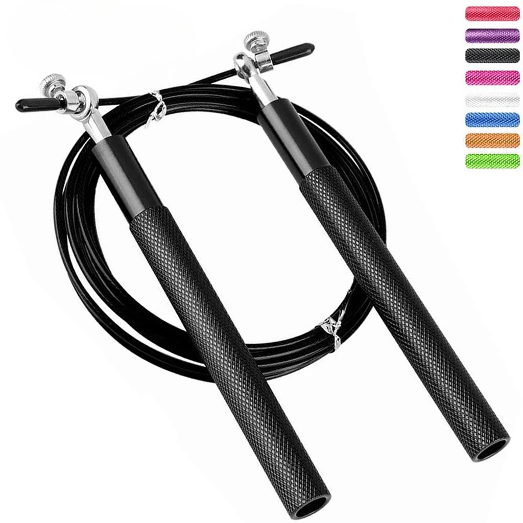 스피드 점프 로프 크로스핏 남성 여성 어린이 체육관 운 - Skipping Rope Pvc 리뷰 및 가격