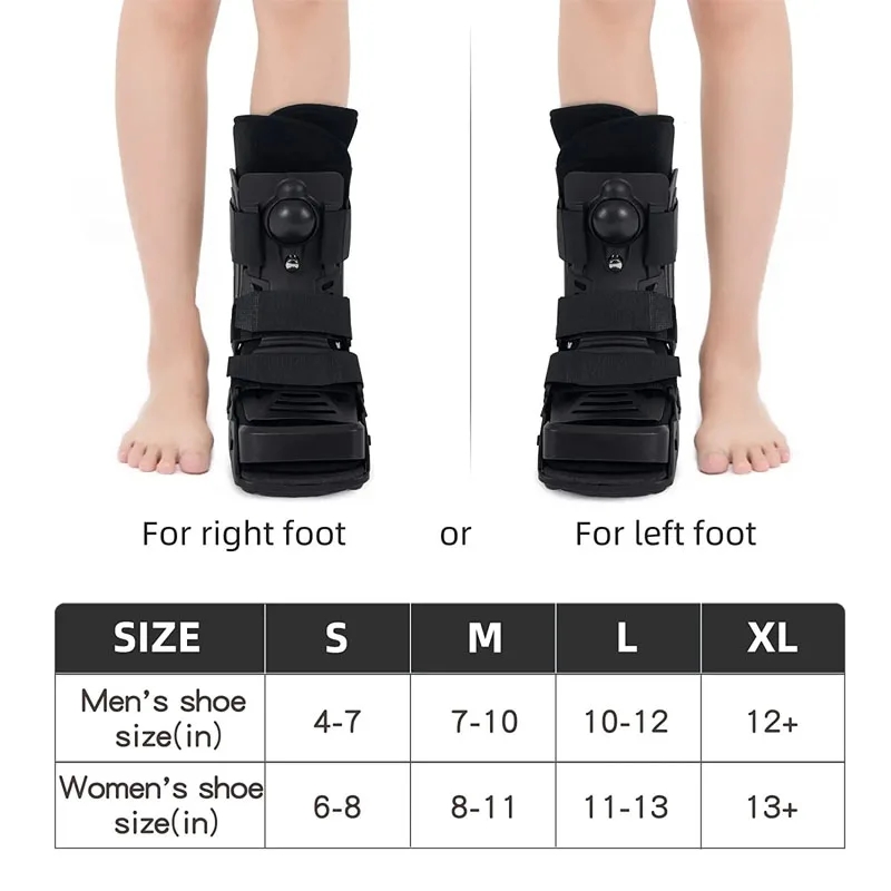 짧은 공기압식 워커 부트, 발 골절 및 발목 염좌 재활 - Ankle Mobility Band 리뷰 및 가격