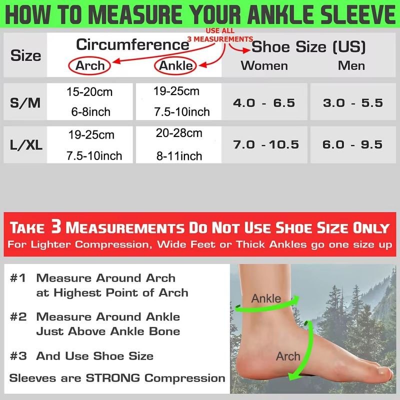 1 쌍 스포츠 발목 지원 중괄호 압축 슬리브 아킬레스  - Ankle Mobility Band 리뷰 및 가격